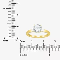 H-I / Si1-Si2) Womens 1 3/4 CT. T.W. Lab Grown White Diamond 10K Gold Solitaire Engagement Ring