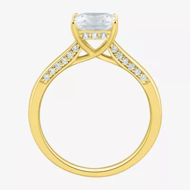 (H-I / Si1-Si2) Womens 1 3/4 CT. T.W. Lab Grown White Diamond 10K Gold Solitaire Engagement Ring