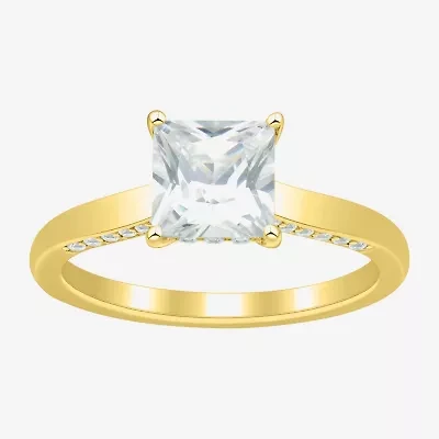 (H-I / Si1-Si2) Womens 1 3/4 CT. T.W. Lab Grown White Diamond 10K Gold Solitaire Engagement Ring