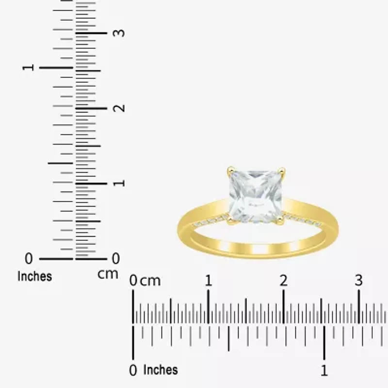 (H-I / Si1-Si2) Womens 1 3/4 CT. T.W. Lab Grown White Diamond 10K Gold Solitaire Engagement Ring