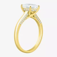 (H-I / Si1-Si2) Womens 1 3/4 CT. T.W. Lab Grown White Diamond 10K Gold Solitaire Engagement Ring