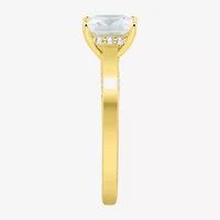 (H-I / Si1-Si2) Womens 1 3/4 CT. T.W. Lab Grown White Diamond 10K Gold Solitaire Engagement Ring