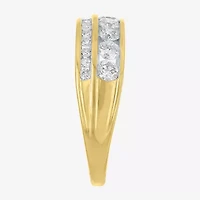 (G-H / Si2-I1)														 Womens 6.5MM 1 CT. T.W. Lab Grown White Diamond 10K Gold Anniversary Wedding Band