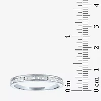 (G-H / Si2-I1)												 Womens 1/4 CT. T.W. Lab Grown White Diamond 10K Gold Wedding Band