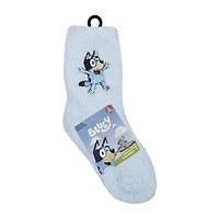 Cozy Little & Big Kid Girls 3 Pair Bluey Crew Socks