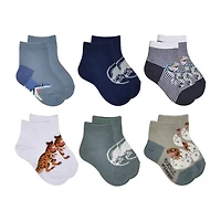 Toddler Boys Jurassic World Quarter Ankle Socks