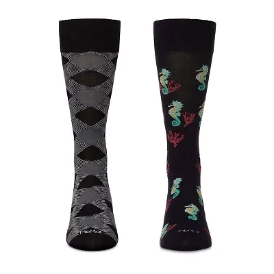 MeMoi 2 Pair Crew Socks Mens