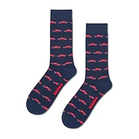 Happy Socks LITE Cars Mens 1 Pair Crew Socks