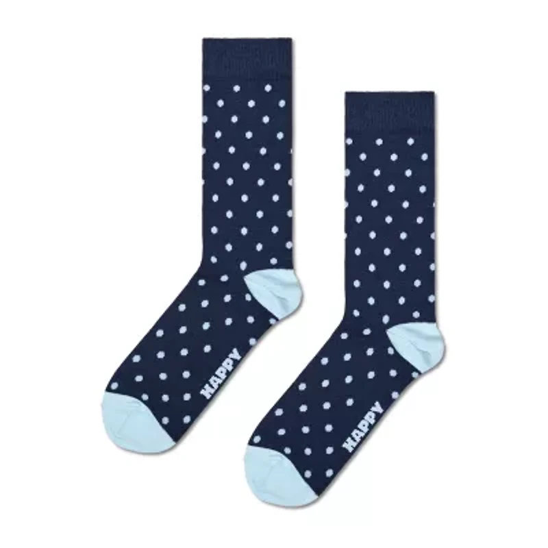 Happy Socks LITE Mini Dot Mens 1 Pair Crew Socks