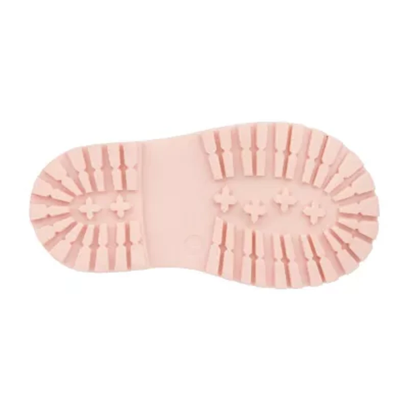 Olivia Miller Toddler Girls Petal Flat Heel Lace Up Boots