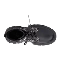 Olivia Miller Little & Big Kid Girls Galaxy Gal Block Heel Lace Up Boots