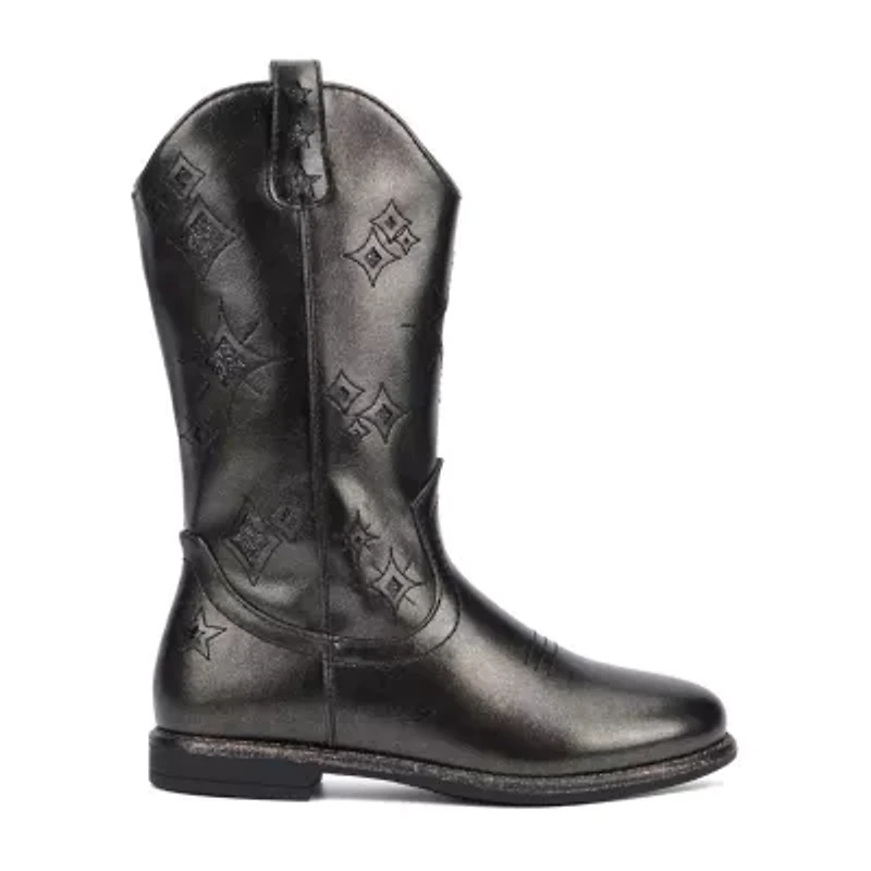 Olivia Miller Little & Big Kid Girls Block Heel Cowboy Boots