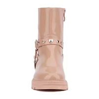 Olivia Miller Little & Big Kid Girls Harness Lug Flat Heel Chelsea Boots