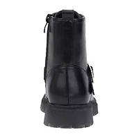 Olivia Miller Little & Big Kid Girls Star Bright Flat Heel Motorcycle Boots