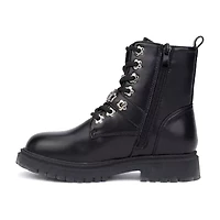 Olivia Miller Little & Big Kid Girls Star Bright Flat Heel Motorcycle Boots