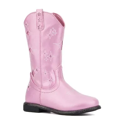 Olivia Miller Toddler Girls Block Heel Cowboy Boots