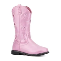 Olivia Miller Toddler Girls Block Heel Cowboy Boots