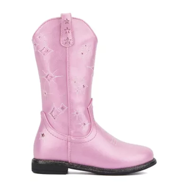 Olivia Miller Toddler Girls Block Heel Cowboy Boots