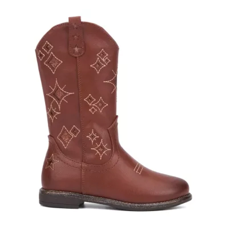 Olivia Miller Toddler Girls Block Heel Cowboy Boots
