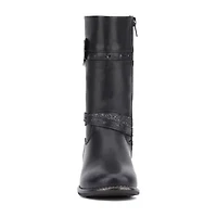 Olivia Miller Little & Big Kid Girls Cloudz Block Heel Riding Boots