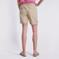 Stella Parker Womens Mid Rise Midi Short