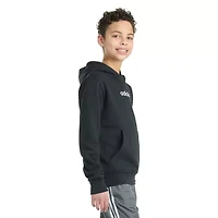 adidas Big Kid Boys Long Sleeve Embroidered Fleece Active Hoodie