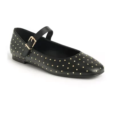 New York & Company Lavonna Womens Square Closed Toe Mary Jane Shoes