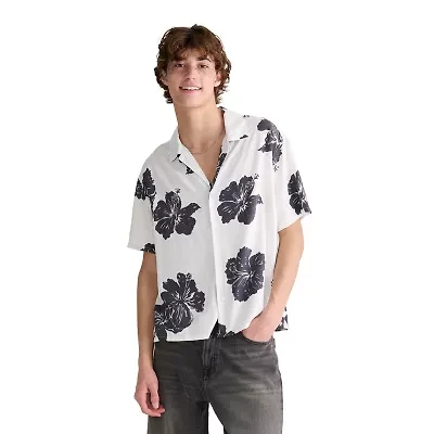 AEROPOSTALE Mens Short Sleeve Regular Fit Button-Down Shirt