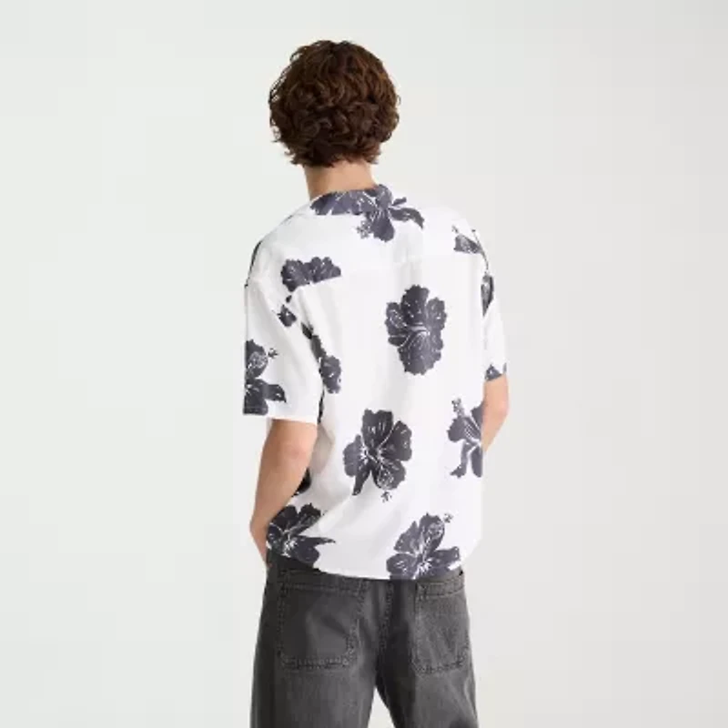 AEROPOSTALE Mens Short Sleeve Regular Fit Button-Down Shirt
