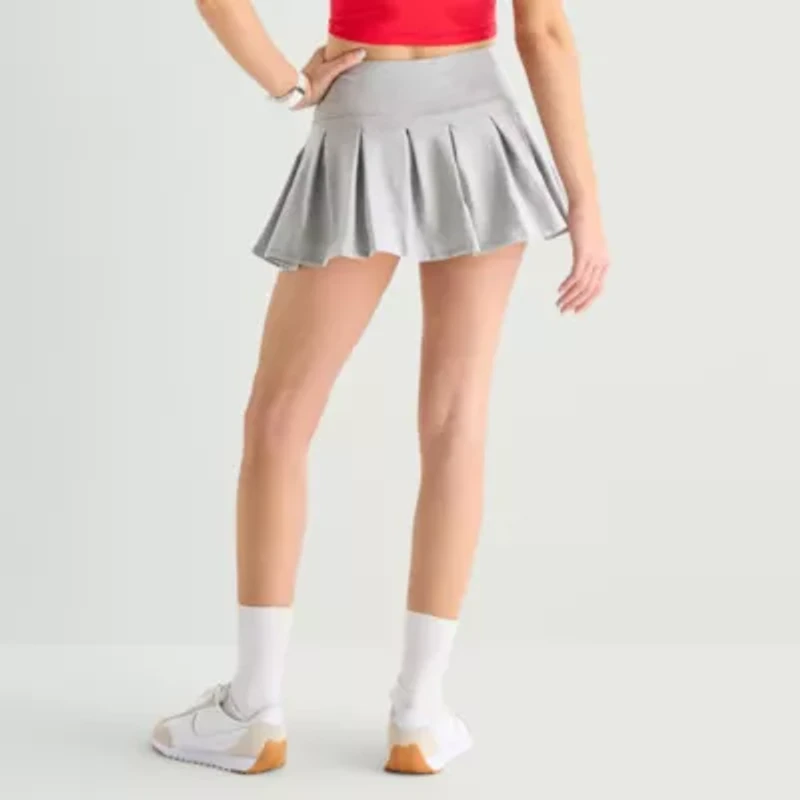 Arizona Womens Juniors Mini Pleated Skirt