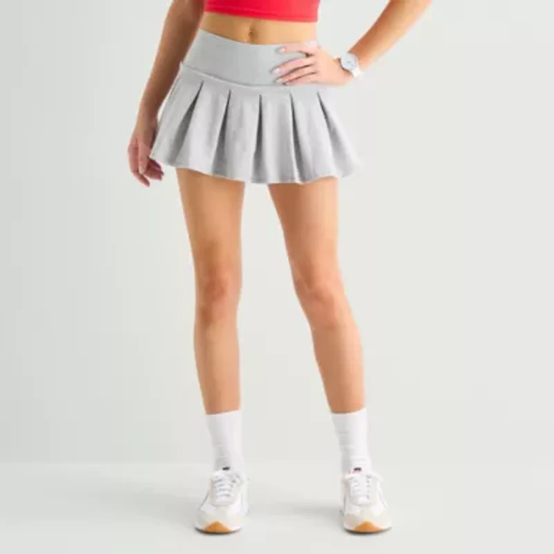 Arizona Womens Juniors Mini Pleated Skirt