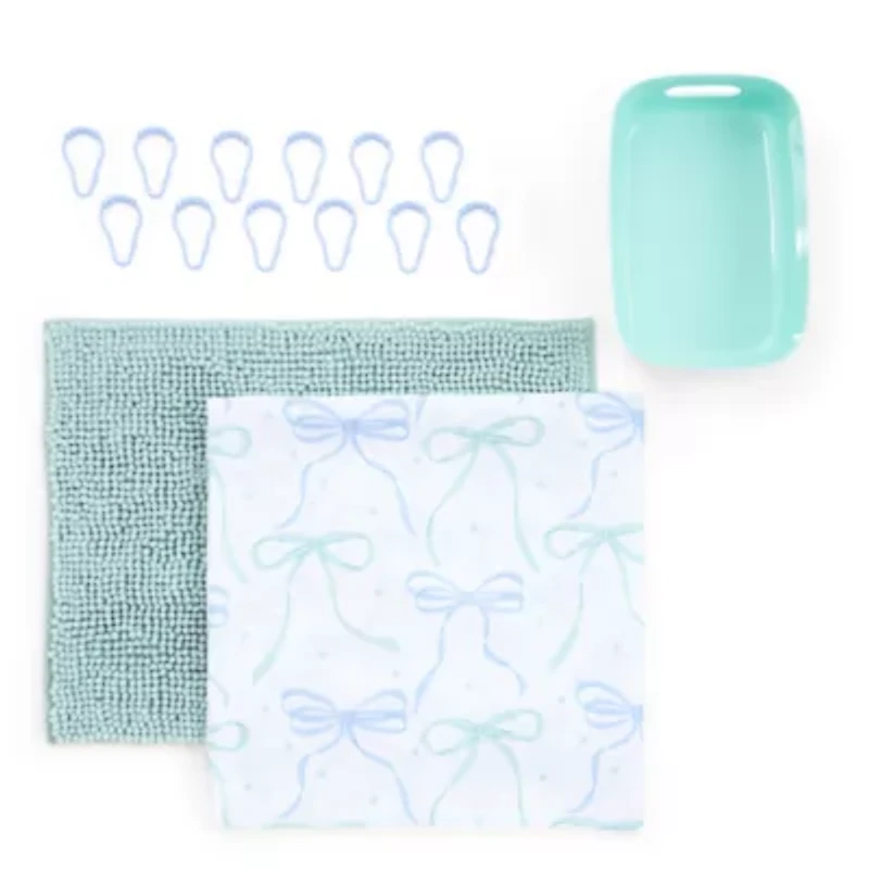 AEROPOSTALE Bows 15-pc. BTC Shower Curtain Set
