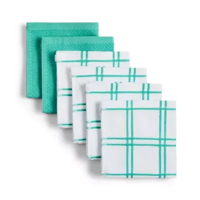 Cooks Plaid 6-pc. Dish Cloth Set
