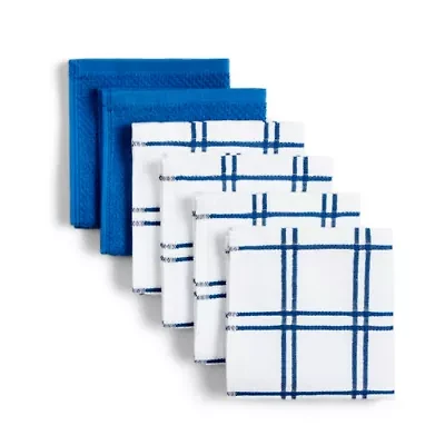 Cooks Plaid 6-pc. Dish Cloth Set