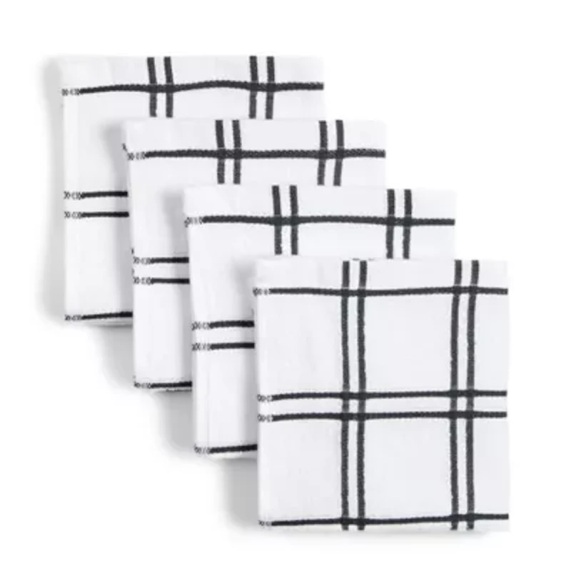 Cooks Plaid 6-pc. Dish Cloth Set
