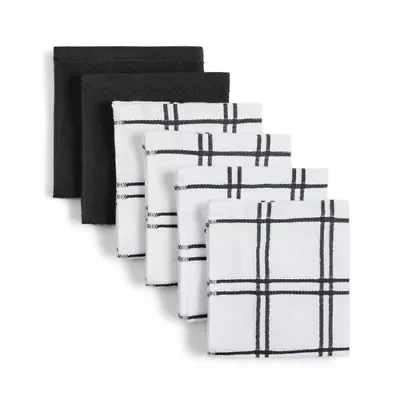 Cooks Plaid 6-pc. Dish Cloth Set