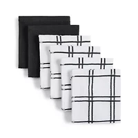 Cooks Plaid 6-pc. Dish Cloth Set