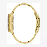 Caravelle Designed By Bulova Caravelle Sea Hunter Mens Automatic Gold Tone Stainless Steel Bracelet Watch 44b133