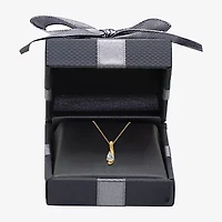 (I/Si2) Womens Lab Grown White Diamond Pear 18 Inch Pendant Necklace