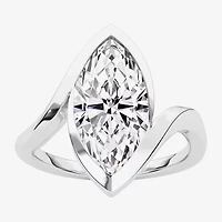 Grown Gorgeous (F / Vs2) Womens 2 1/4 CT. Lab White Diamond 14K Gold Marquise Solitaire Engagement Ring