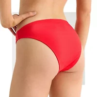 Arizona Womens Lined Juniors Hipster Bikini Swimsuit Bottom