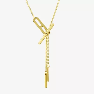 Gold Addiction Womens 10K Gold Inch Link Chain Necklace
