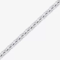 Made in Italy Unisex Adult Sterling Silver 22 Inch Rolo Chain Necklace