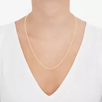 Made in Italy Unisex Adult 14K Gold Over Silver Inch Rope Chain Necklace