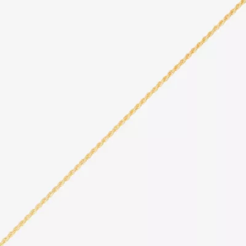 Made in Italy Unisex Adult 14K Gold Over Silver Inch Rope Chain Necklace