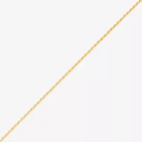 Made in Italy Unisex Adult 14K Gold Over Silver 18 Inch Rope Chain Necklace