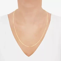 Made in Italy Womens 14K Gold Over Silver 24 Inch Snake Chain Necklace