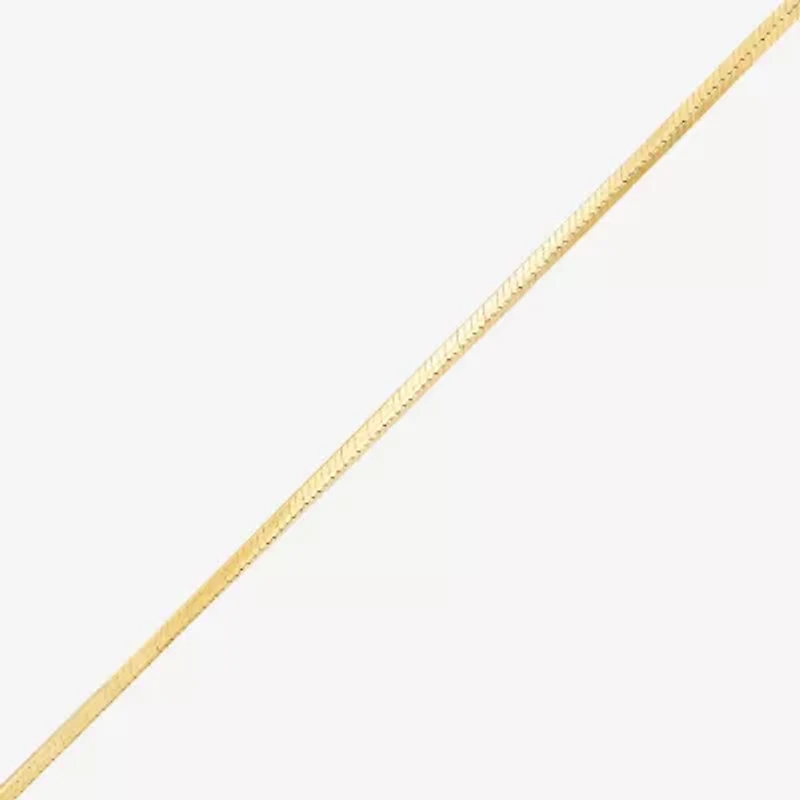 Made in Italy Womens 14K Gold Over Silver 24 Inch Snake Chain Necklace