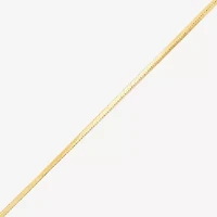 Made in Italy Womens 14K Gold Over Silver 24 Inch Snake Chain Necklace