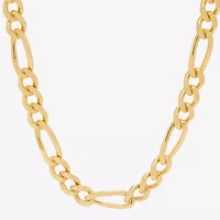 Made in Italy Mens 14K Gold Over Silver Inch Figaro Chain Necklace